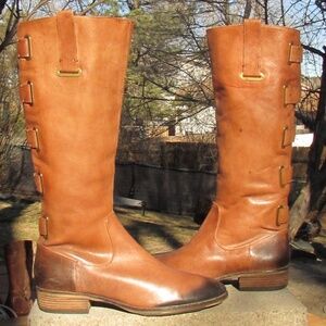 Arturo Chiang brown leather Tall Boots